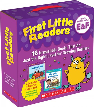 First little readers. Guided reading level E & F : 16 irresistible books that are just the right level for growing readers.